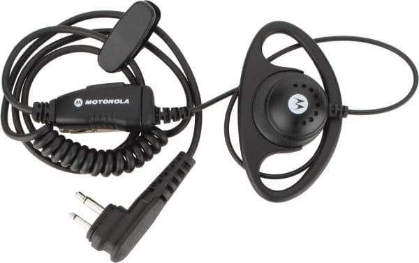 Motorola - DTR Series, Push to Talk Microphone Earpiece with Microphone - Black, Use with AUX Series Radios, CLS Series Radios, VLB Series Radios, XTN Series Radios - Apex Tool & Supply