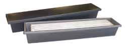 Bayhead Products - 64.5" Long x 12" Wide x 1" High Gray Lid - For Use with KW2 - Apex Tool & Supply