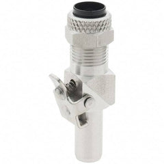 Parker - 3/8" OD, Grade 316Stainless Steel Through Type Insert - 150 Max Working psi, Comp x Comp Ends - Apex Tool & Supply