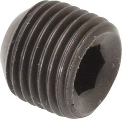 Value Collection - 9/16-18 UNF, 1/2" OAL, Cup Point Set Screw - Grade ASTM F912 Alloy Steel, 1/4" Key - Apex Tool & Supply
