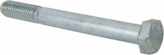 Value Collection - M12x1.75mm Metric Coarse, 110mm Length Under Head Hex Head Cap Screw - Partially Threaded, Grade 8.8 Steel, Zinc-Plated Finish, 19mm Hex - Apex Tool & Supply