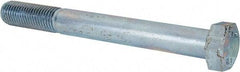 Value Collection - M20x2.50mm Metric Coarse, 180mm Length Under Head Hex Head Cap Screw - Partially Threaded, Grade 8.8 Steel, Zinc-Plated Finish, 30mm Hex - Apex Tool & Supply