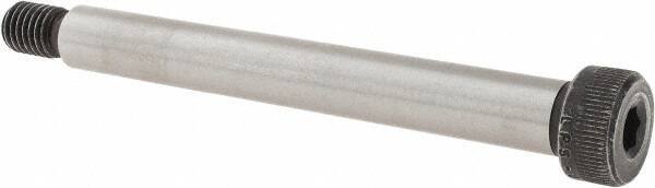 Value Collection - 12mm Shoulder Diam x 100mm Shoulder Length, M10x1.5 Metric Coarse, Hex Socket Shoulder Screw - 12.9 Alloy Steel, Uncoated, 8.78 to 90mm Head Height x 17.73 to 18mm Head Diam - Apex Tool & Supply