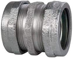 Cooper Crouse-Hinds - 1-1/2" Trade, Malleable Iron Compression Rigid/Intermediate (IMC) Conduit Coupling - Noninsulated - Apex Tool & Supply