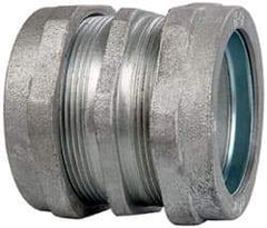 Cooper Crouse-Hinds - 2" Trade, Malleable Iron Compression Rigid/Intermediate (IMC) Conduit Coupling - Noninsulated - Apex Tool & Supply