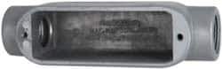 Cooper Crouse-Hinds - 1 Gang, (2) 3/4" Knockouts, Aluminum Rectangle Outlet Body - 5-1/2" Overall Height x 1.53" Overall Width x 1.64" Overall Depth - Apex Tool & Supply