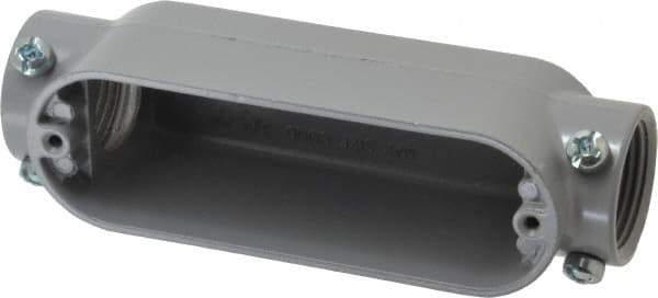 Cooper Crouse-Hinds - 1 Gang, (2) 1" Knockouts, Aluminum Rectangle Outlet Body - 6.44" Overall Height x 1.74" Overall Width x 1.9" Overall Depth - Apex Tool & Supply