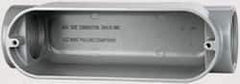 Cooper Crouse-Hinds - 1 Gang, (2) 2" Knockouts, Aluminum Rectangle Outlet Body - 10.71" Overall Height x 3.1" Overall Width x 3.41" Overall Depth - Apex Tool & Supply