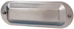 Cooper Crouse-Hinds - 2" Trade, Steel Conduit Body Cover Plate - Use with Form 5 Conduit Bodies - Apex Tool & Supply