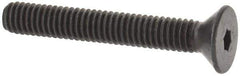 Value Collection - #6-40 UNF Hex Socket Drive, 82° Flat Screw - Alloy Steel, Black Oxide Finish, Fully Threaded, 1" OAL - Apex Tool & Supply