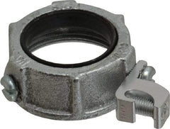 Cooper Crouse-Hinds - 1-1/4" Trade, Malleable Iron Threaded Rigid/Intermediate (IMC) Conduit Bushing - Partially Insulated - Apex Tool & Supply