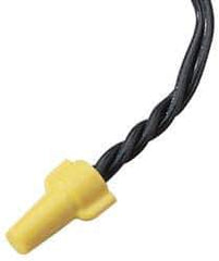 Ideal - 2, 18 to 3, 12 AWG, 600 Volt, Flame Retardant, Wing Twist on Wire Connector - Yellow, 221°F - Apex Tool & Supply