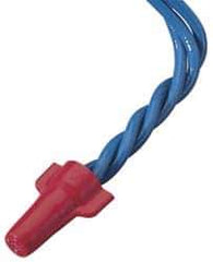 Ideal - 2, 18 to 4, 10 AWG, 600 Volt, Flame Retardant, Wing Twist on Wire Connector - Red, 221°F - Apex Tool & Supply