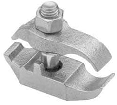 Cooper Crouse-Hinds - 1-1/2" Pipe, Malleable Iron, Electro Galvanized Conduit Clamp - 1 Mounting Hole - Apex Tool & Supply
