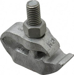 Cooper Crouse-Hinds - 1/2" Pipe, Malleable Iron, Electro Galvanized Conduit Clamp - 1 Mounting Hole - Apex Tool & Supply