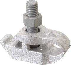 Cooper Crouse-Hinds - 3/4" Pipe, Malleable Iron, Electro Galvanized Conduit Clamp - 1 Mounting Hole - Apex Tool & Supply