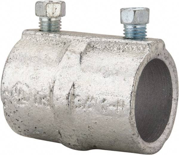 Cooper Crouse-Hinds - 3/4" Trade, Malleable Iron Set Screw Rigid/Intermediate (IMC) Conduit Coupling - Noninsulated - Apex Tool & Supply