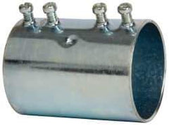 Cooper Crouse-Hinds - 2" Trade, Steel Set Screw EMT Conduit Coupling - Noninsulated - Apex Tool & Supply