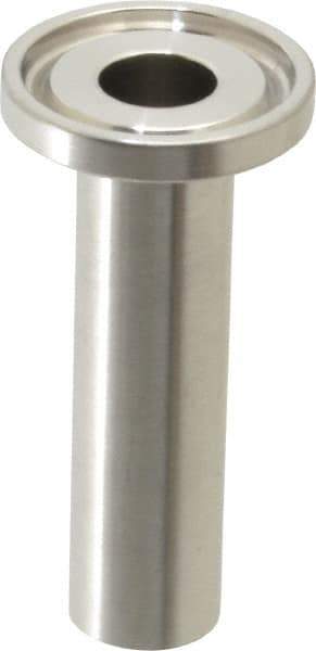 VNE - 1/2", Clamp Style, Sanitary Stainless Steel Pipe Welding Ferrule - Tube OD Connection, Grade 316/316L - Apex Tool & Supply