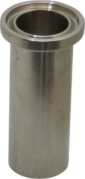 VNE - 3/4", Clamp Style, Sanitary Stainless Steel Pipe Welding Ferrule - Tube OD Connection, Grade 316/316L - Apex Tool & Supply