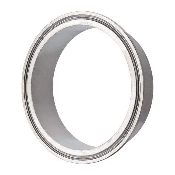 VNE - 4", Clamp Style, Sanitary Stainless Steel Pipe Welding Ferrule - Tube OD Connection, Grade 304 - Apex Tool & Supply