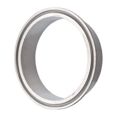 VNE - 4", Clamp Style, Sanitary Stainless Steel Pipe Welding Ferrule - Tube OD Connection, Grade 304 - Apex Tool & Supply