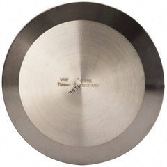 VNE - 4", Clamp Style, Sanitary Stainless Steel Pipe End Cap - Tube OD Connection, Grade 316/316L - Apex Tool & Supply