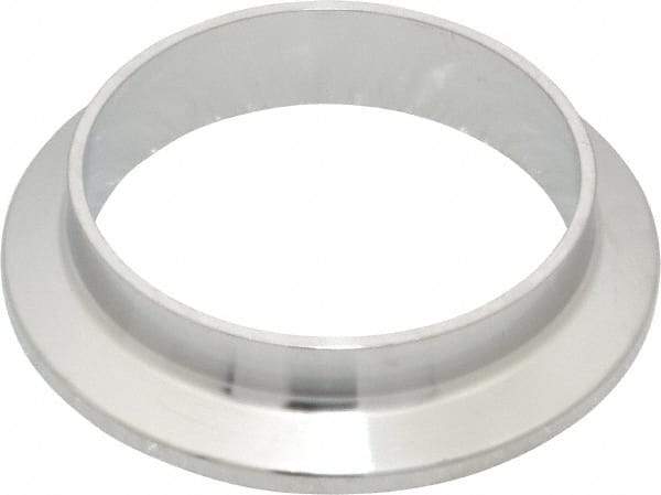 VNE - 2", Clamp Style, Sanitary Stainless Steel Pipe Short Welding Ferrule - Tube OD Connection, Grade 304 - Apex Tool & Supply