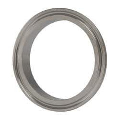 VNE - 2-1/2", Clamp Style, Sanitary Stainless Steel Pipe Short Welding Ferrule - Tube OD Connection, Grade 304 - Apex Tool & Supply