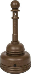 Eagle - 5 Qt Polyethylene Cigarette & Cigar Receptacle - 37-3/4" High - Apex Tool & Supply