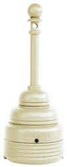 Eagle - 4 Gal Polyethylene Cigarette & Cigar Receptacle - 43-1/4" High - Apex Tool & Supply