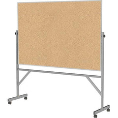 Ghent - Cork Bulletin Boards Style: Reversible Bulletin Board Color: Natural Cork - Apex Tool & Supply