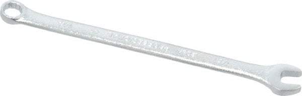 Proto - 1/4" 12 Point Offset Combination Wrench - 15° Offset Angle, 4-7/8" OAL, Steel, Satin Finish - Apex Tool & Supply