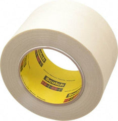 3M - 60 Yd Long x 3" Wide, Series 361, White Silicone Glass Cloth Tape - 7.5 mil Thick, 182 Lb/In Tensile Strength - Apex Tool & Supply