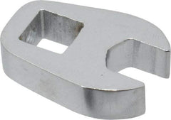Proto - 3/8" 3/8" Drive Chrome Open End Crowfoot Wrench - 0.92" Head Diam x 1/4" Head Thickness - Apex Tool & Supply