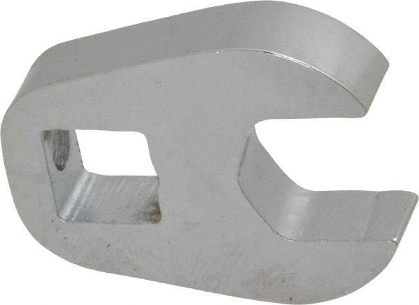 Proto - 1/2" 3/8" Drive Chrome Open End Crowfoot Wrench - 1.1" Head Diam x 1/4" Head Thickness - Apex Tool & Supply