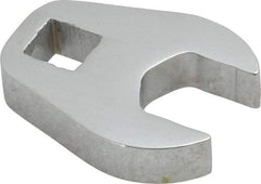 Proto - 5/8" 3/8" Drive Chrome Open End Crowfoot Wrench - 1.35" Head Diam x 1/4" Head Thickness - Apex Tool & Supply