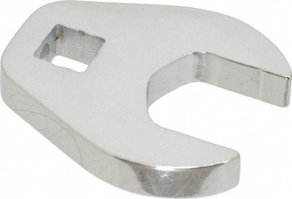 Proto - 13/16" 3/8" Drive Chrome Open End Crowfoot Wrench - 1.72" Head Diam x 1/4" Head Thickness - Apex Tool & Supply