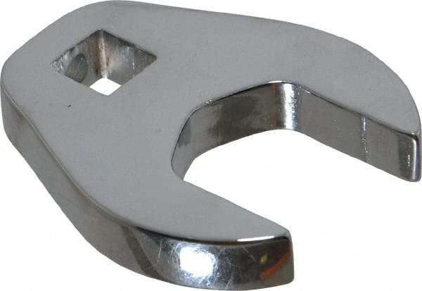 Proto - 7/8" 3/8" Drive Chrome Open End Crowfoot Wrench - 1.781" Head Diam x 1/4" Head Thickness - Apex Tool & Supply