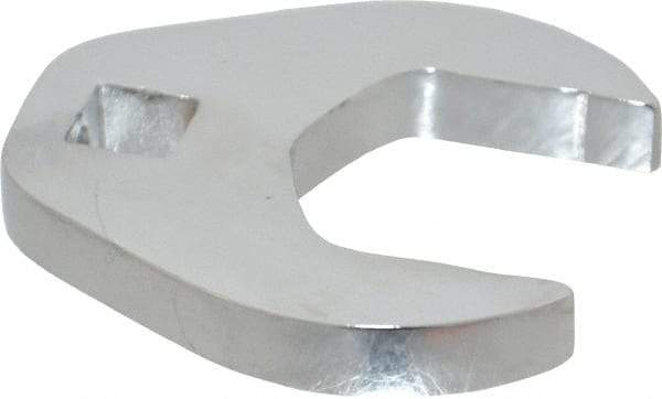 Proto - 1-1/8" 3/8" Drive Chrome Open End Crowfoot Wrench - 2.09" Head Diam x 0.38" Head Thickness - Apex Tool & Supply