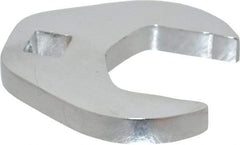 Proto - 1-1/8" 3/8" Drive Chrome Open End Crowfoot Wrench - 2.09" Head Diam x 0.38" Head Thickness - Apex Tool & Supply