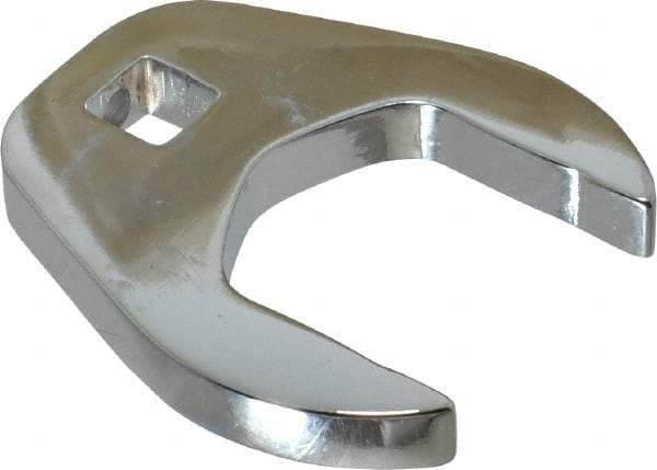 Proto - 1-1/4" 3/8" Drive Chrome Open End Crowfoot Wrench - 2.156" Head Diam x 0.38" Head Thickness - Apex Tool & Supply