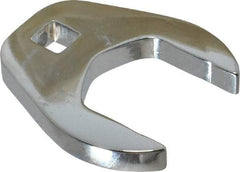 Proto - 1-1/4" 3/8" Drive Chrome Open End Crowfoot Wrench - 2.156" Head Diam x 0.38" Head Thickness - Apex Tool & Supply