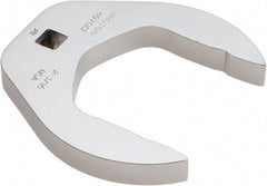 Proto - 2-3/16" 3/8" Drive Chrome Open End Crowfoot Wrench - 3.65" Head Diam x 1/2" Head Thickness - Apex Tool & Supply