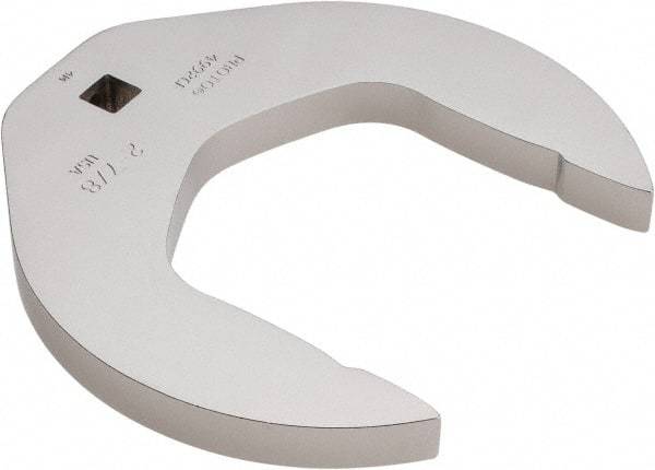 Proto - 2-7/8" 3/8" Drive Chrome Open End Crowfoot Wrench - 5.09" Head Diam x 1/2" Head Thickness - Apex Tool & Supply