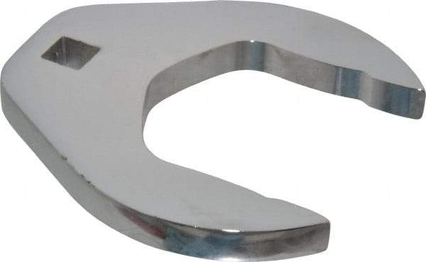 Proto - 2-1/2" 1/2" Drive Chrome Open End Crowfoot Wrench - 4-3/8" Head Diam x 1/2" Head Thickness - Apex Tool & Supply