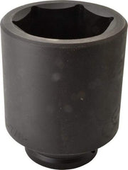 Proto - 1-1/2" Drive 3-7/8" Deep Impact Socket - 6 Points, 6-3/4" OAL - Apex Tool & Supply