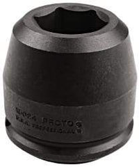 Proto - 2-1/2" Drive 2-3/4" Standard Impact Socket - 6 Points, 5-5/8" OAL - Apex Tool & Supply