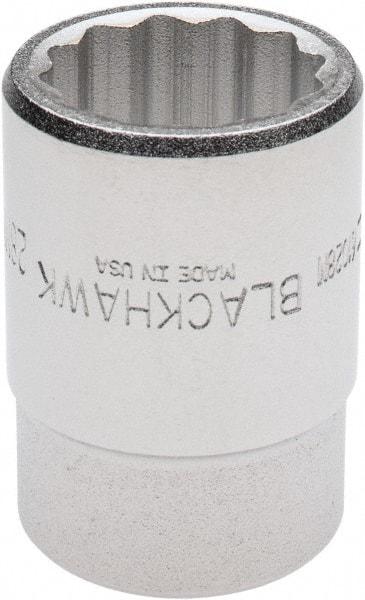 Blackhawk by Proto - 3/4" Drive, Standard Hand Socket - 12 Points, 2-13/64" OAL, Alloy Steel, Black Finish - Apex Tool & Supply