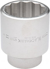 Blackhawk by Proto - 3/4" Drive, Standard Hand Socket - 12 Points, 3-3/32" OAL, Alloy Steel, Black Finish - Apex Tool & Supply